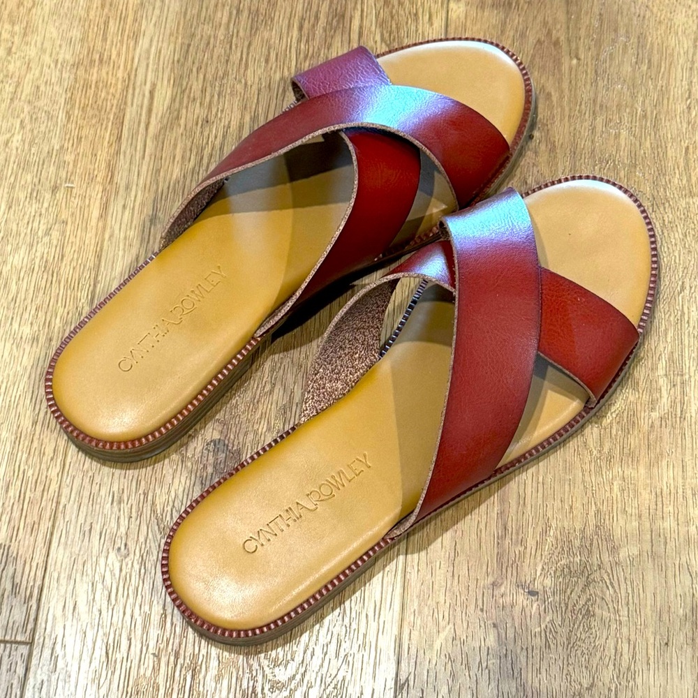 CYNTHIA ROWLEY Leather Sandals